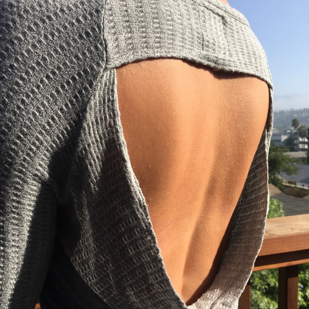 Chaser ladies long sleeve open back XS
